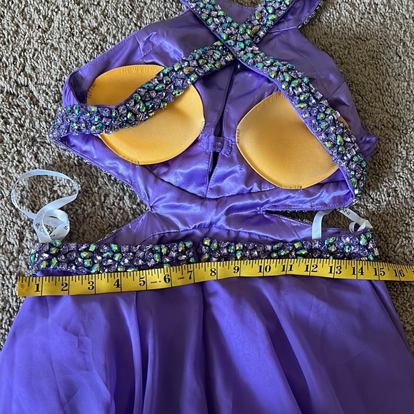 Jovani size 10, smooth transition ballroom, dancing gown - Picture 10 of 14